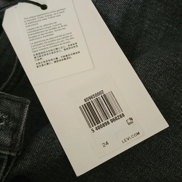 Levi's Premium High Rise Denim Shorts Size 24